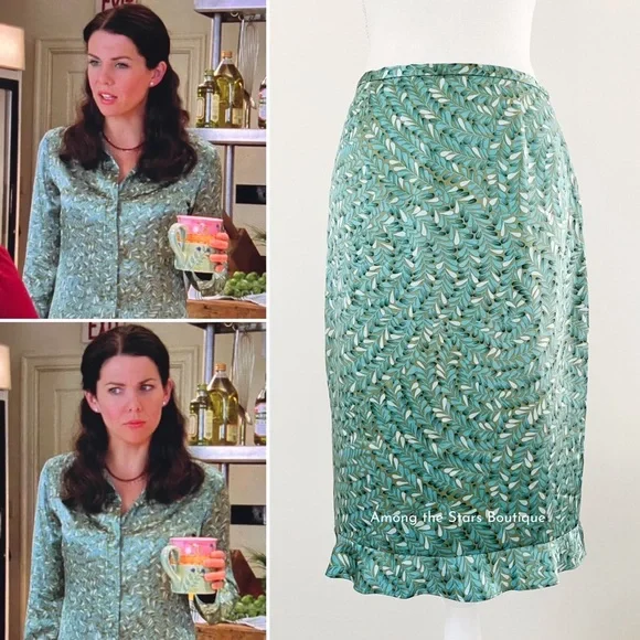 Skirts Extremely Rare Vintage Turquoise Silk Alt Aso Lorelai